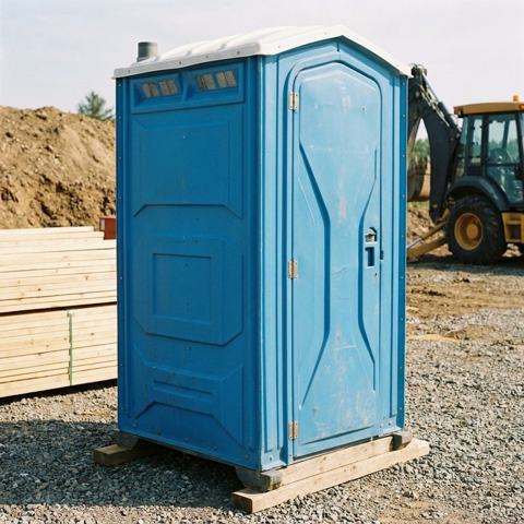 Clean portable toilet rental ready for delivery in Fresno, California