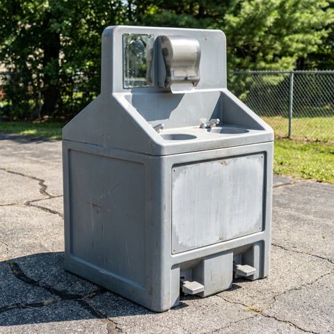 Portable hand-wash station rental in Fresno, CA